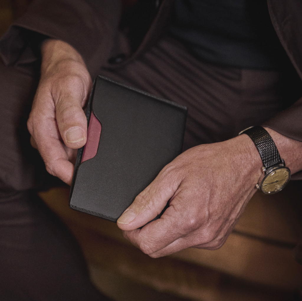 Handmade Ferdy Passport Sleeve by Bold and Skilled, crafted from premium leather