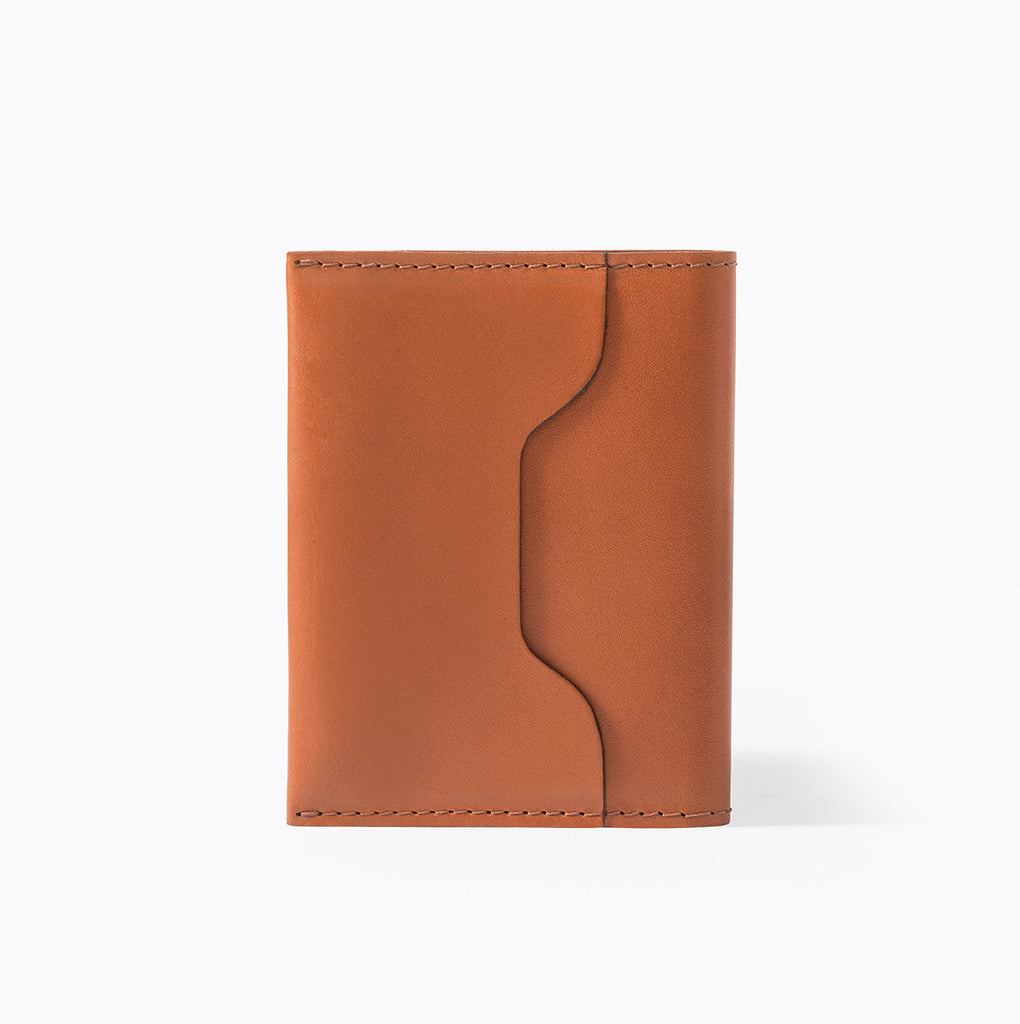 Handmade Aylward Bifold Cardholder by Bold and Skilled, crafted from premium leather