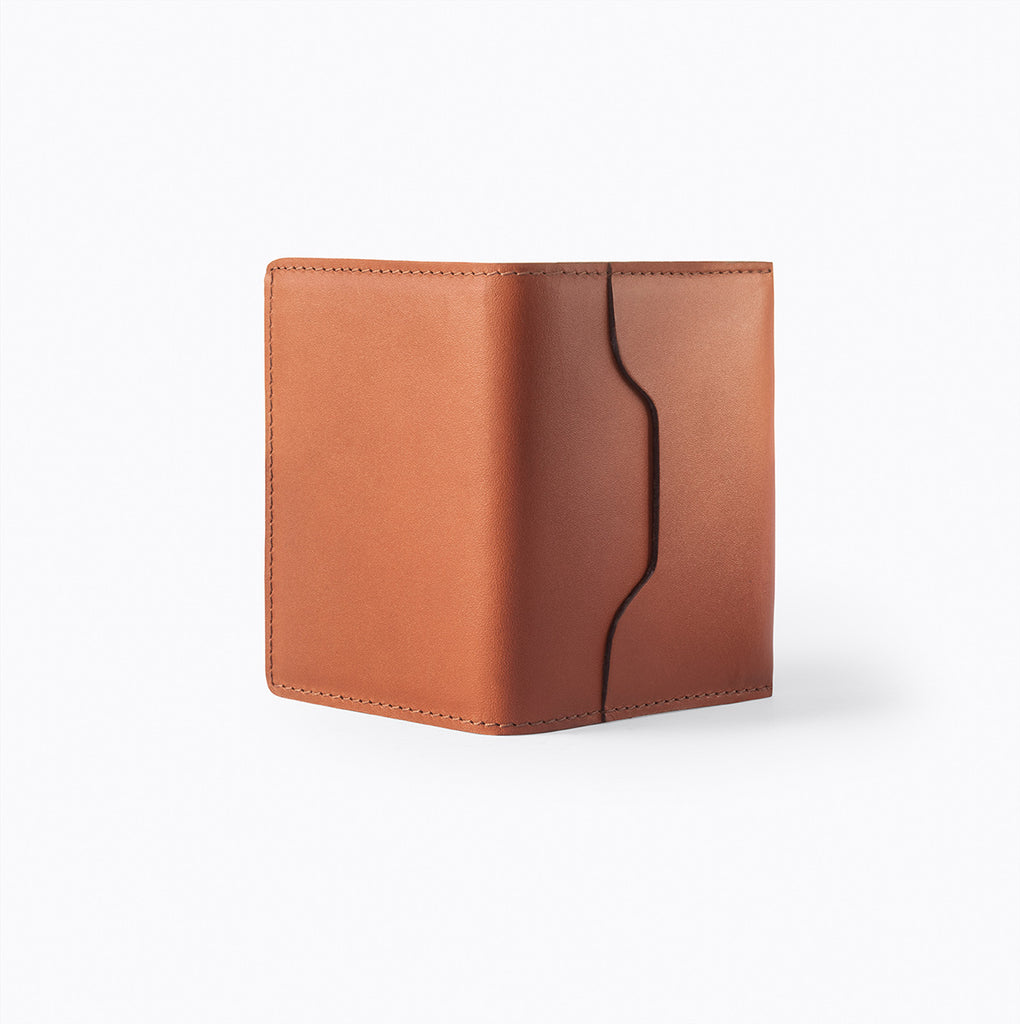 Handmade Aylward Bifold Cardholder by Bold and Skilled, crafted from premium leather