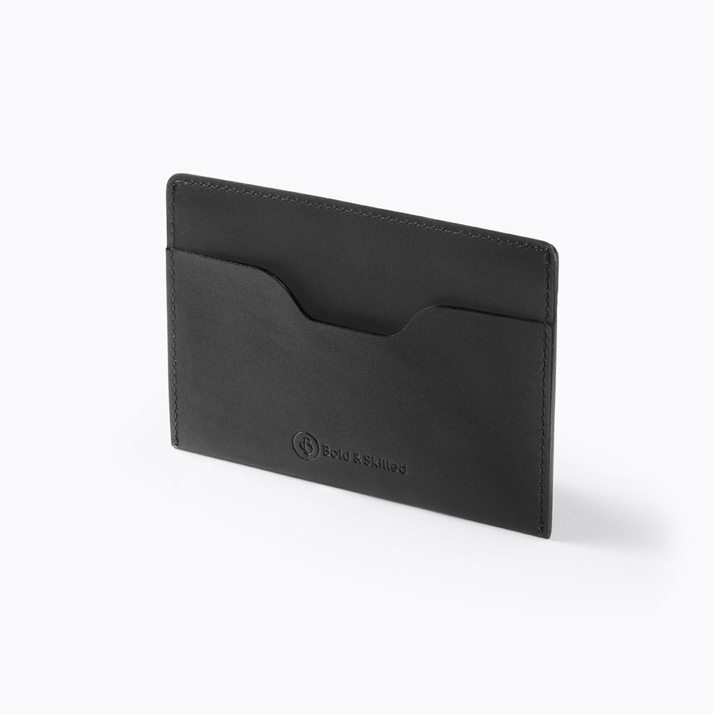 Handmade Aylward Bifold Cardholder by Bold and Skilled, crafted from premium leather