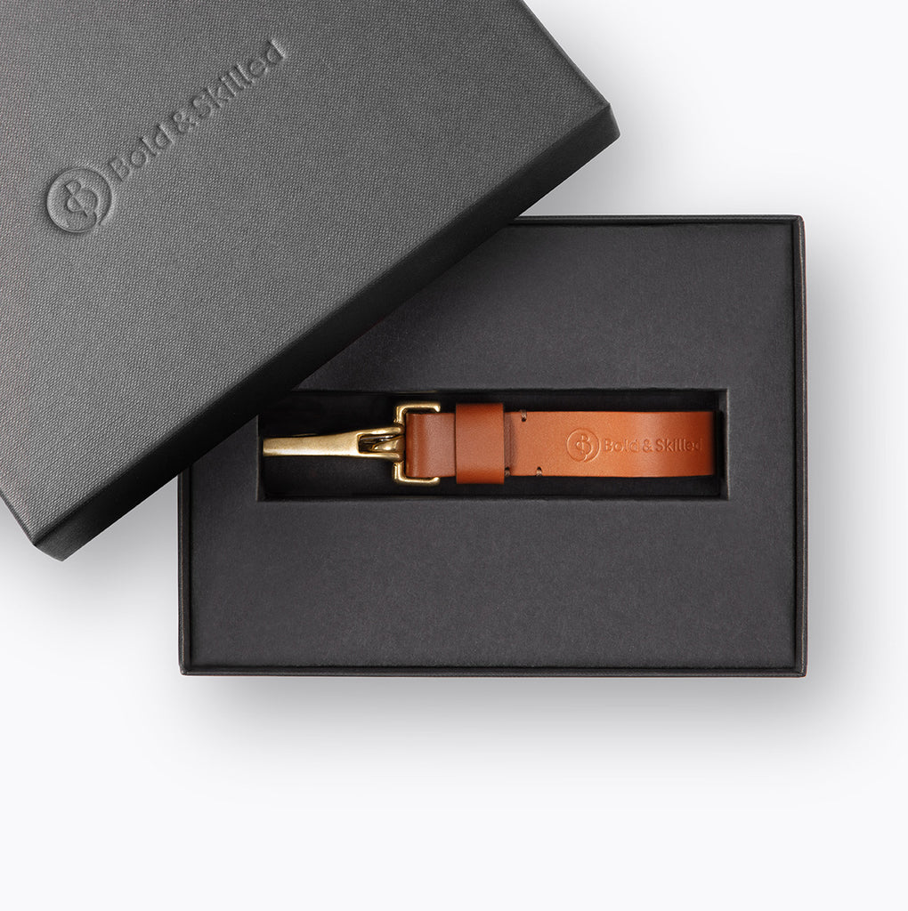 Handmade Hagaward Key Hanger by Bold and Skilled, crafted from premium leather